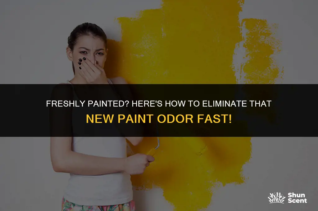 how to get rid of new paint odor