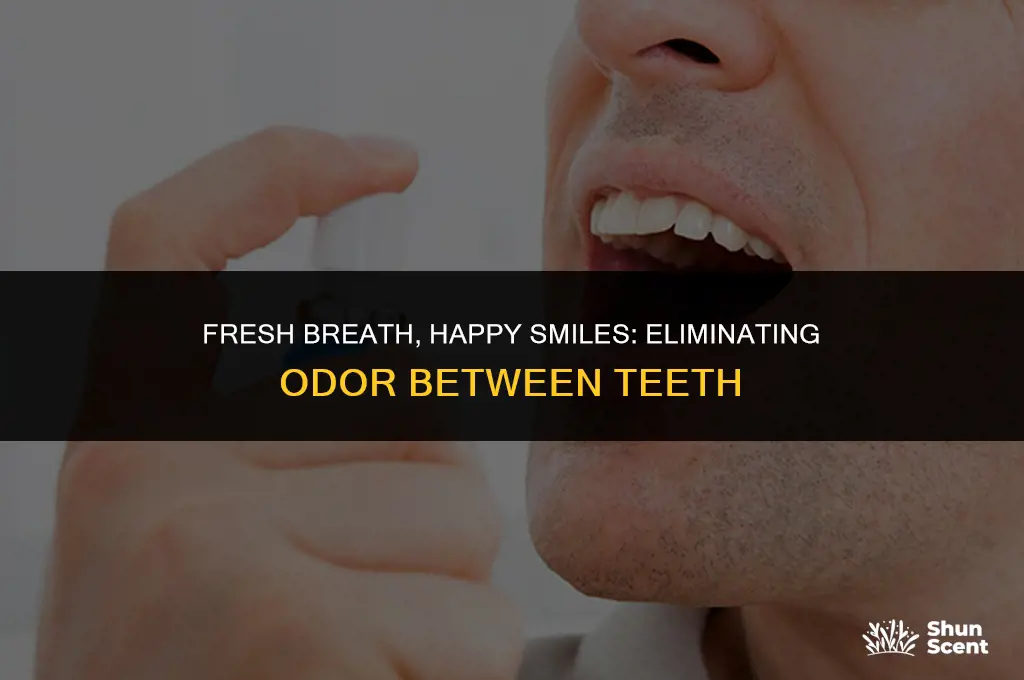 how to get rid of odor between teeth