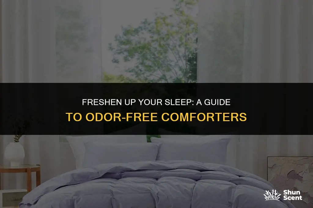 how to get rid of odor comforter
