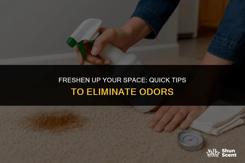 how to get rid of odor fast