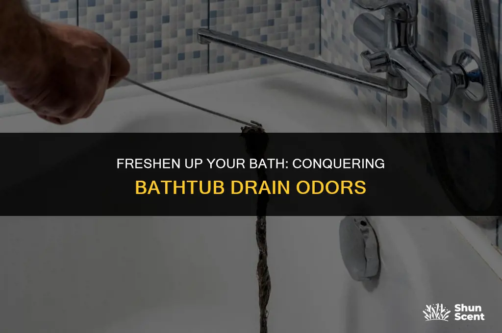 how to get rid of odor from bathtub drain