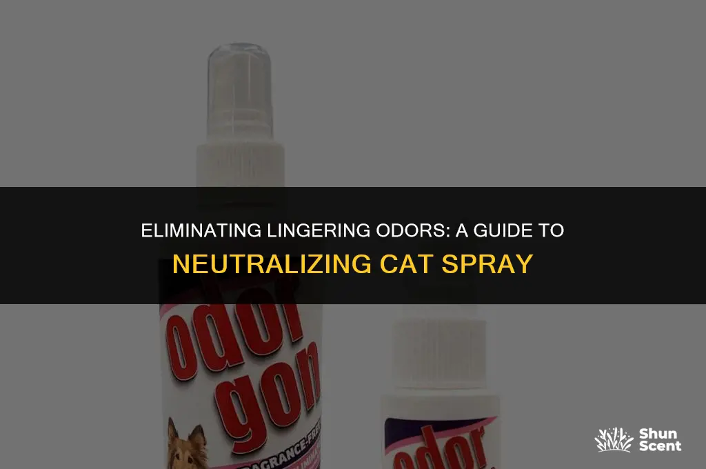 how to get rid of odor from cat spray