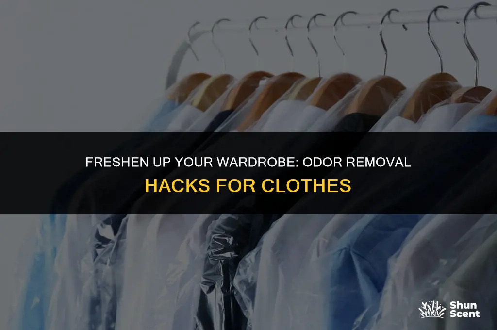how to get rid of odor from clothes without washing