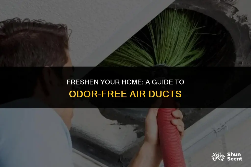how to get rid of odor in air ducts