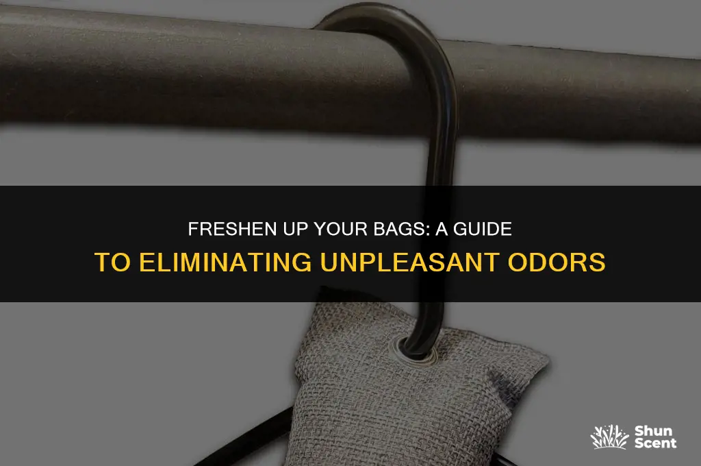 how to get rid of odor in bags