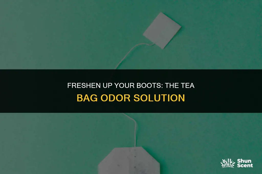 how to get rid of odor in boots tea bags