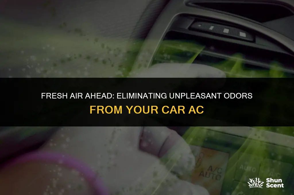 how to get rid of odor in car ac