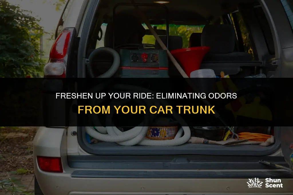 how to get rid of odor in car trunk
