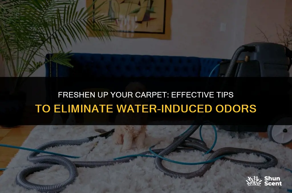 how to get rid of odor in carpet from water