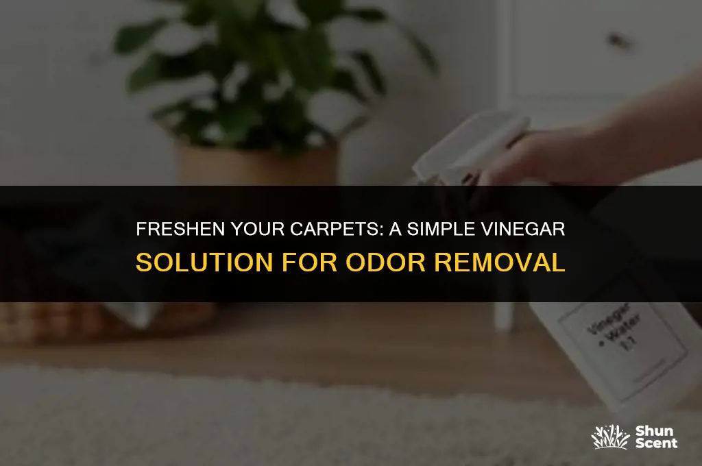 how to get rid of odor in carpet white vinegar