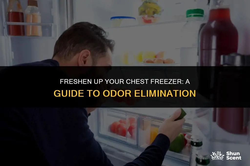how to get rid of odor in chest freezer