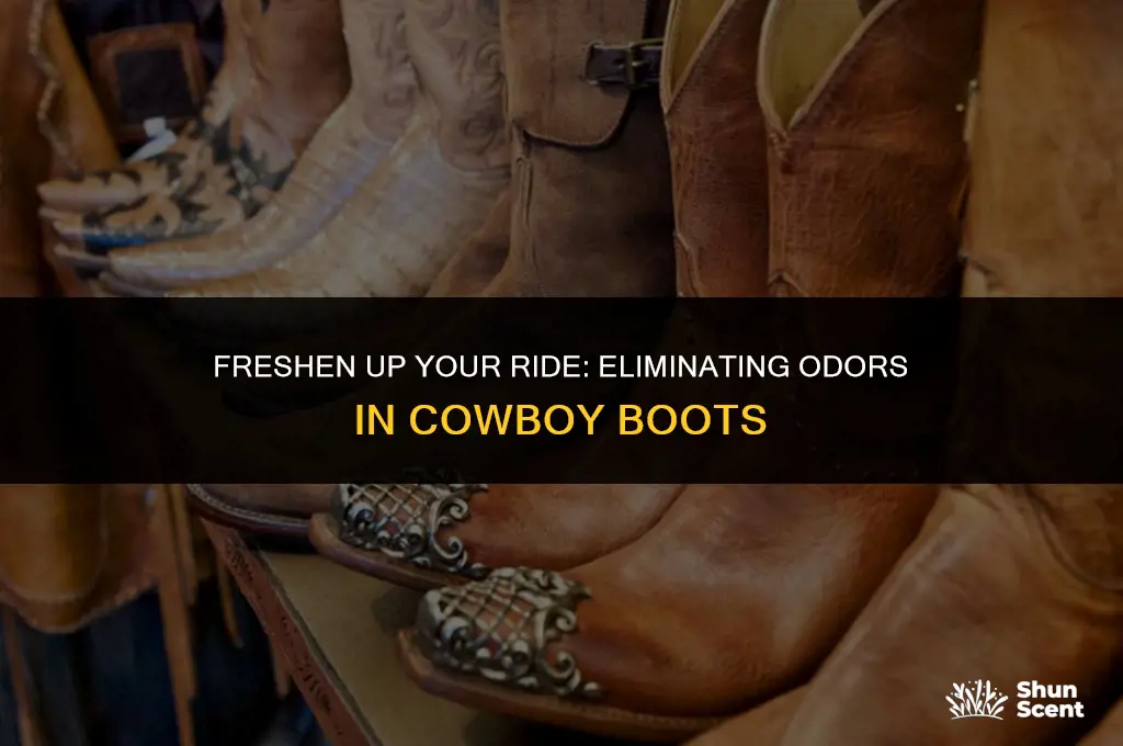 how to get rid of odor in cowboy boots
