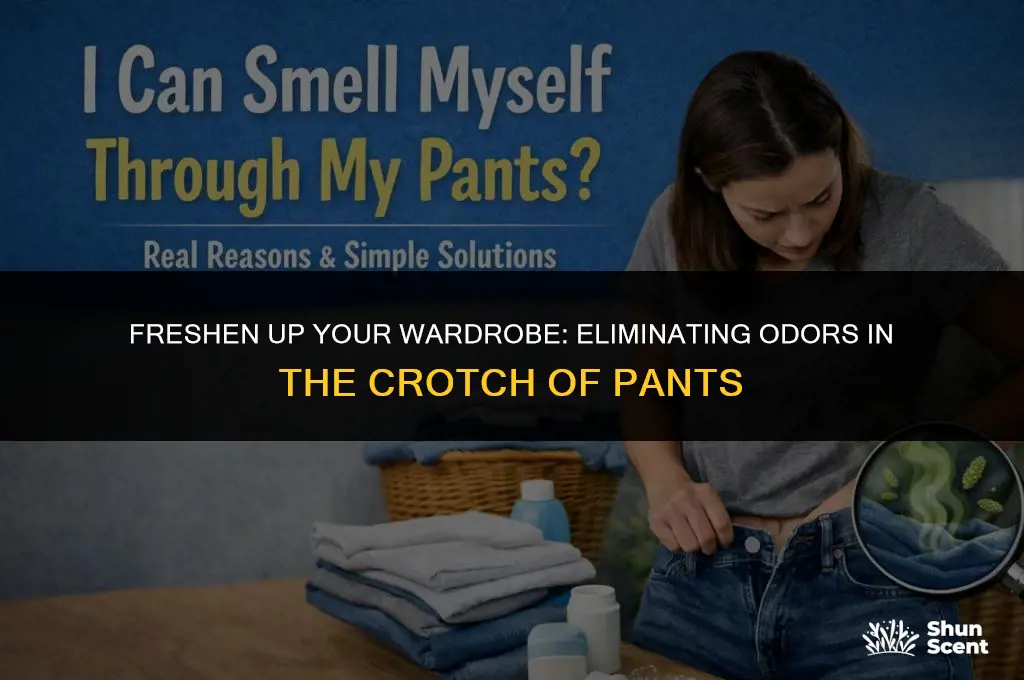 how to get rid of odor in crotch of pants
