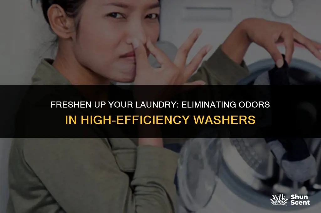 how to get rid of odor in high efficiency washer