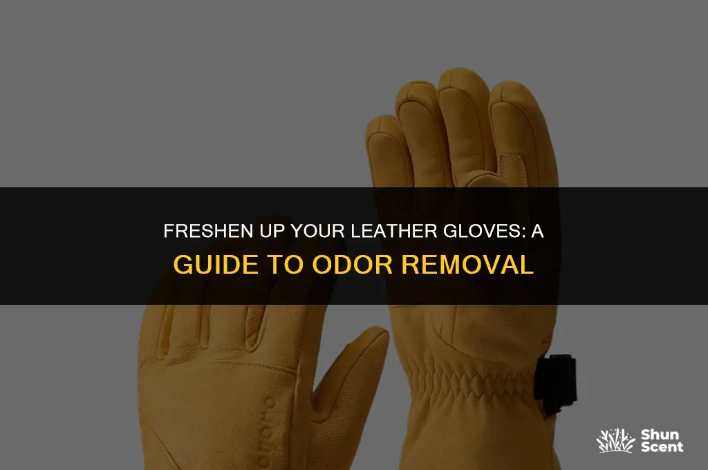 how to get rid of odor in leather gloves