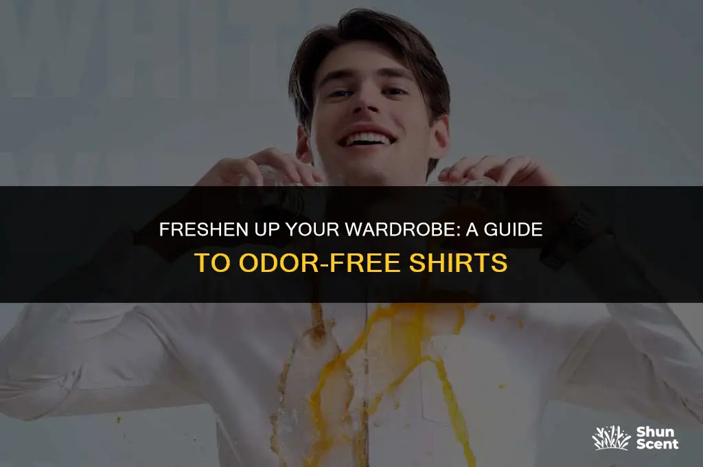 how to get rid of odor in shirts