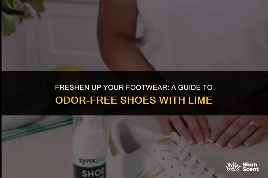 how to get rid of odor in shoes lime