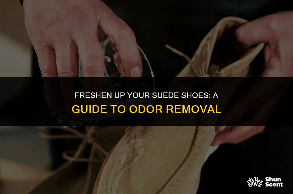 how to get rid of odor in suede shoes