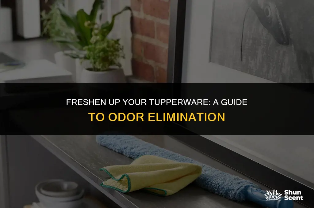 how to get rid of odor in tupperware