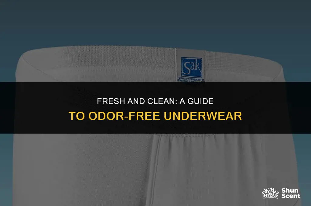 how to get rid of odor in underwear