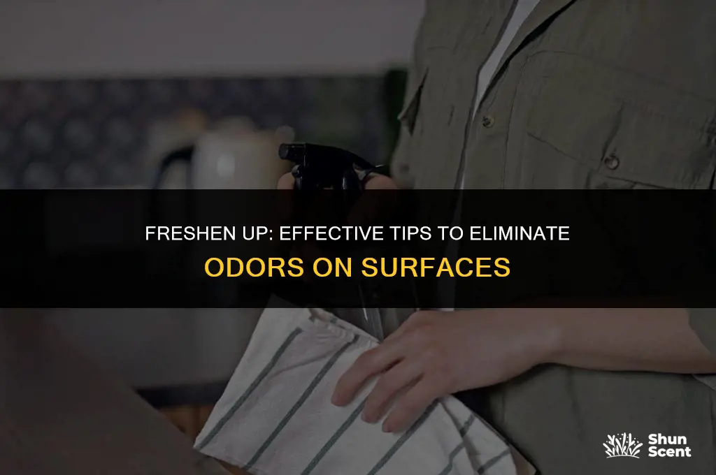 how to get rid of odor on surfaces