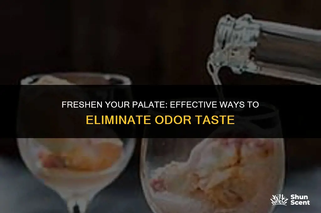 how to get rid of odor taste