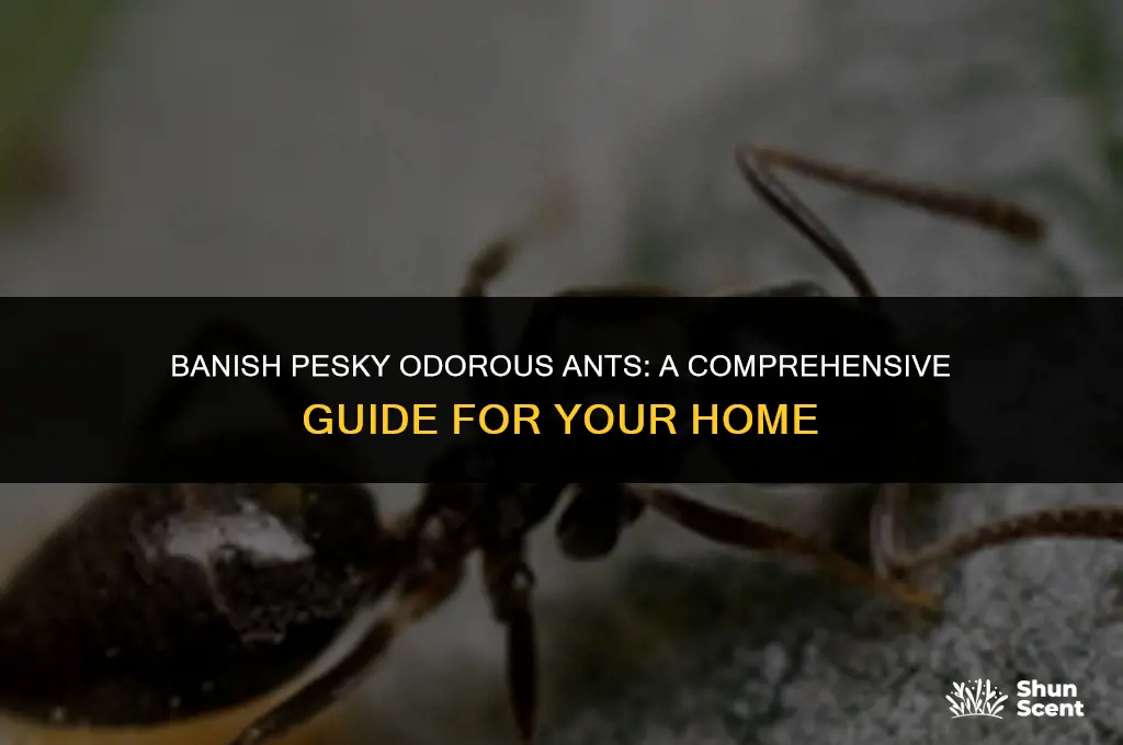 how to get rid of odorous ants in my house