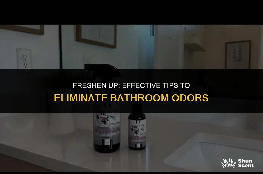 how to get rid of odors in bathroom