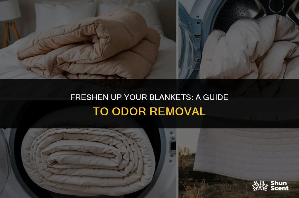 how to get rid of odors in blankets