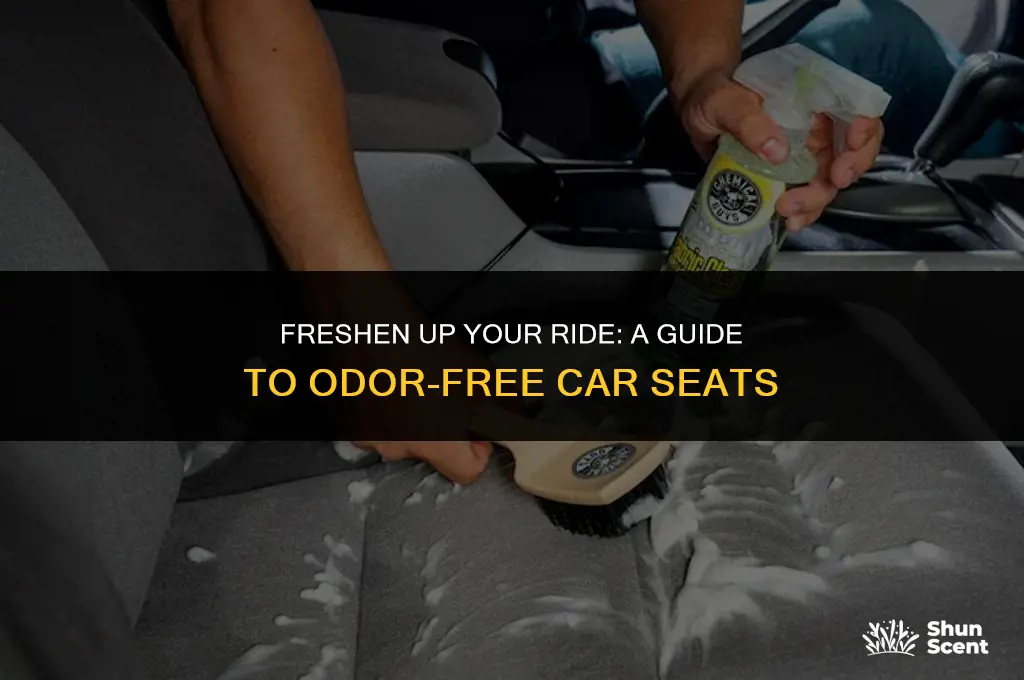 how to get rid of odors in car seats