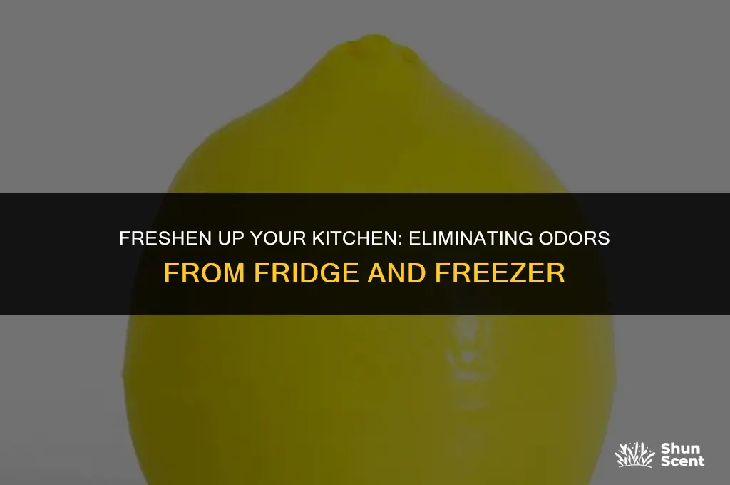 how to get rid of odors in frige and freezer