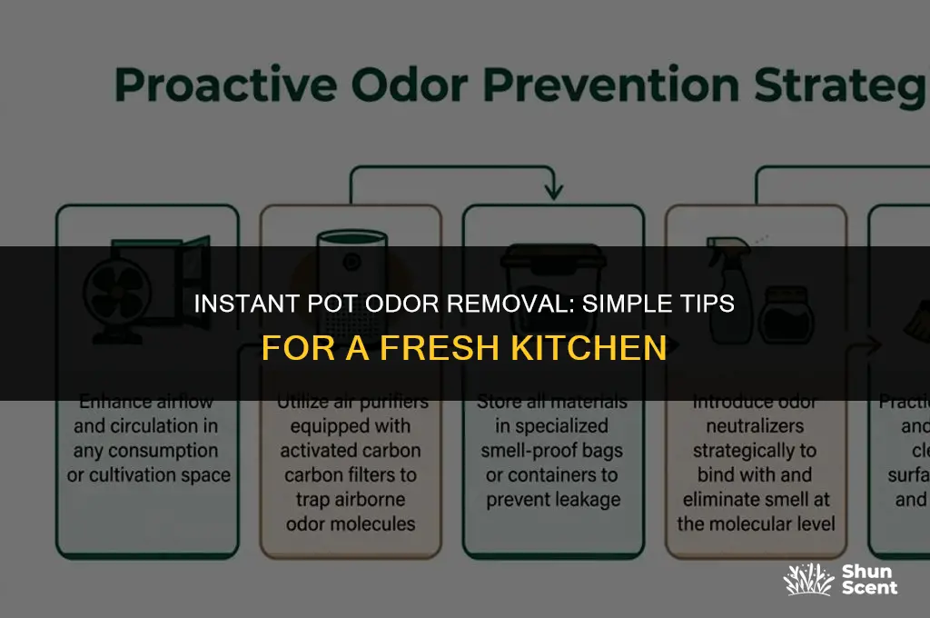 how to get rid of odors in instant pot