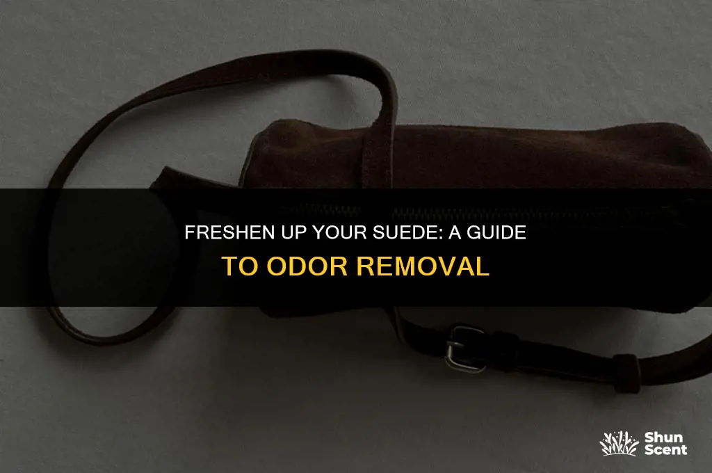 how to get rid of odors in suede