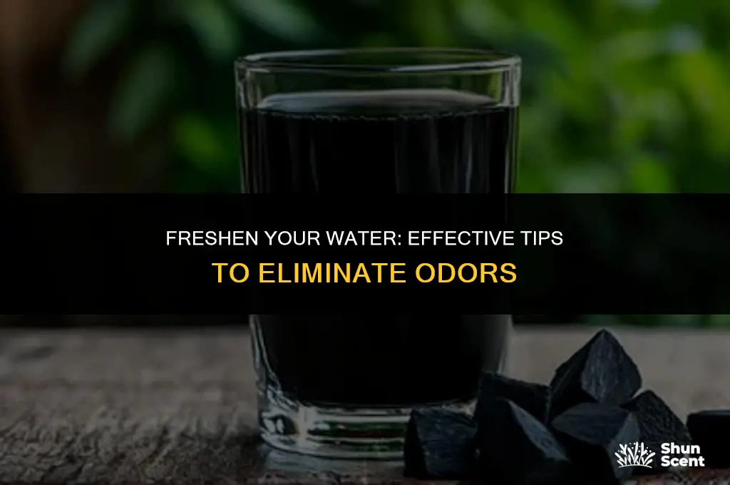 how to get rid of odors in water