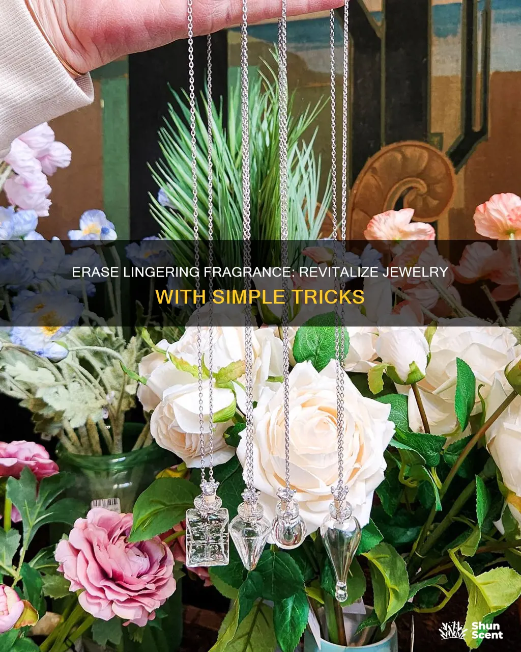 how to get rid of old perfume scent from jewelry