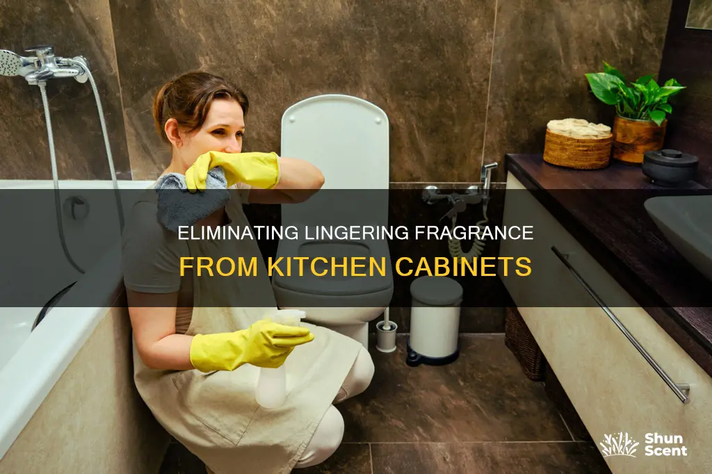 how to get rid of perfume smell in kitchen cabinets