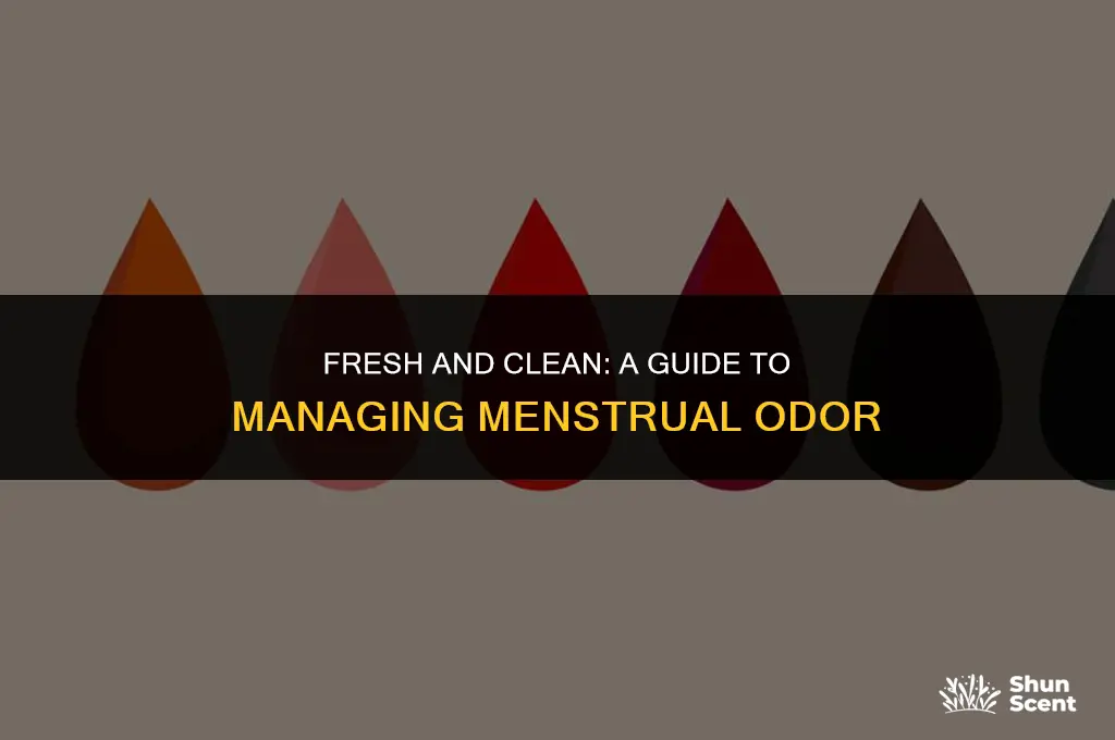 how to get rid of periods odor