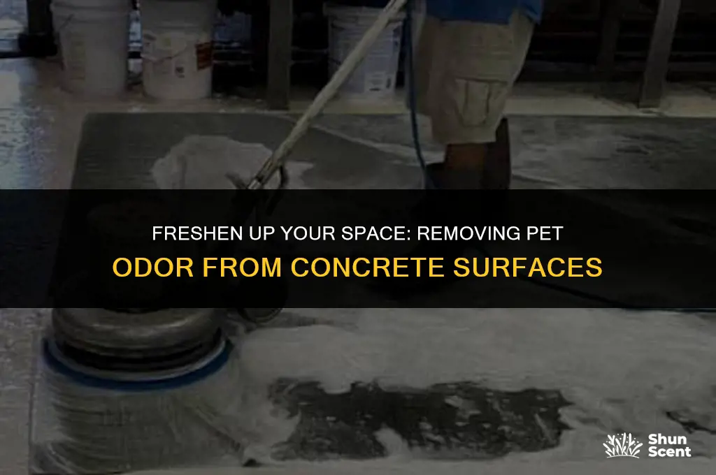 how to get rid of pet odor in concrete