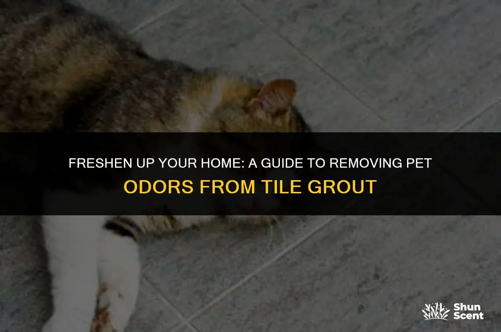 how to get rid of pet odors in tile grout