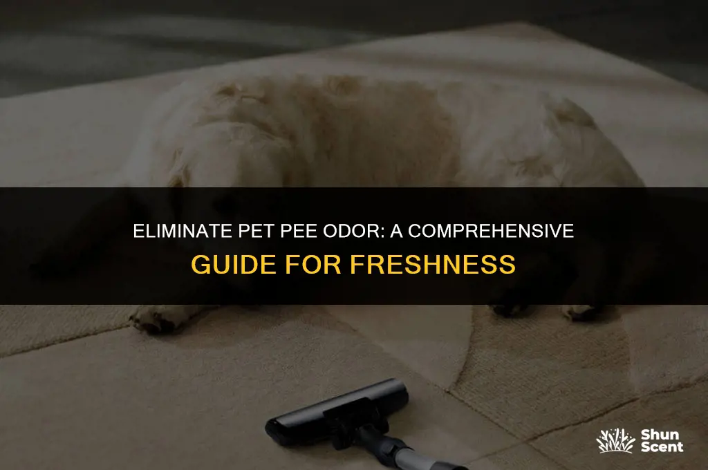 how to get rid of pet pee odor
