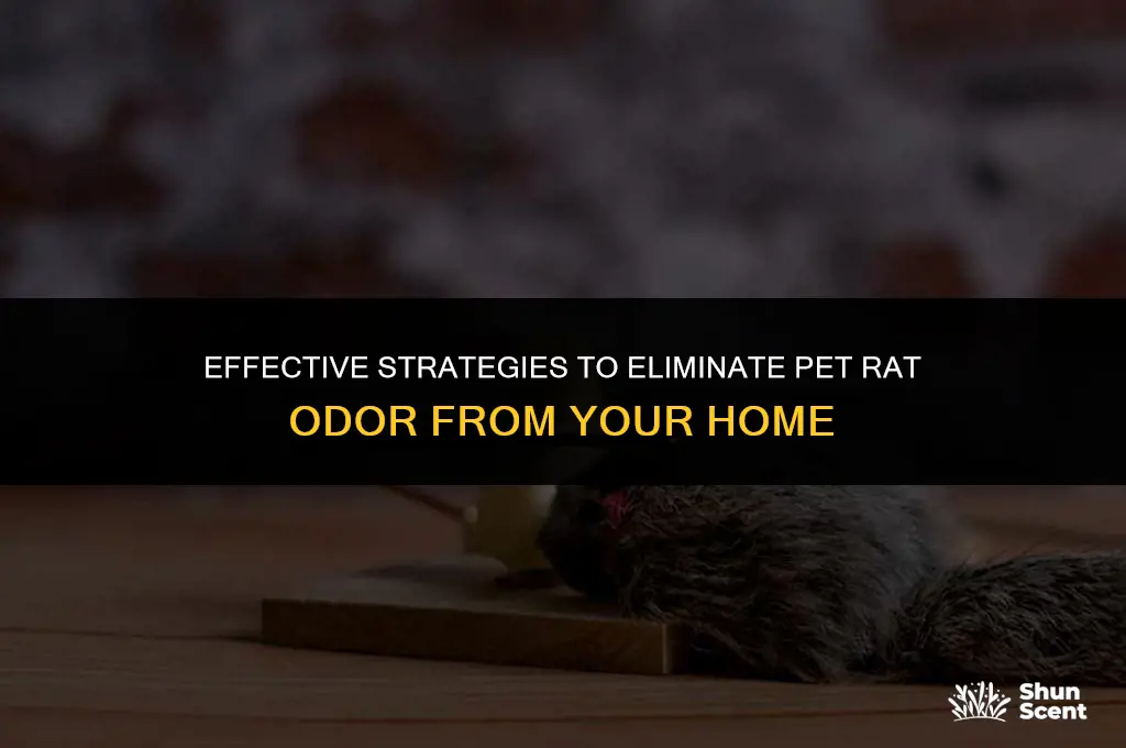 how to get rid of pet rat odor