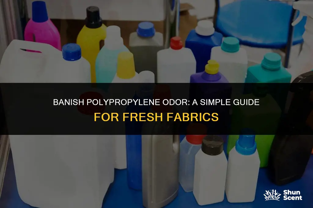 how to get rid of polypropene odor from fabric