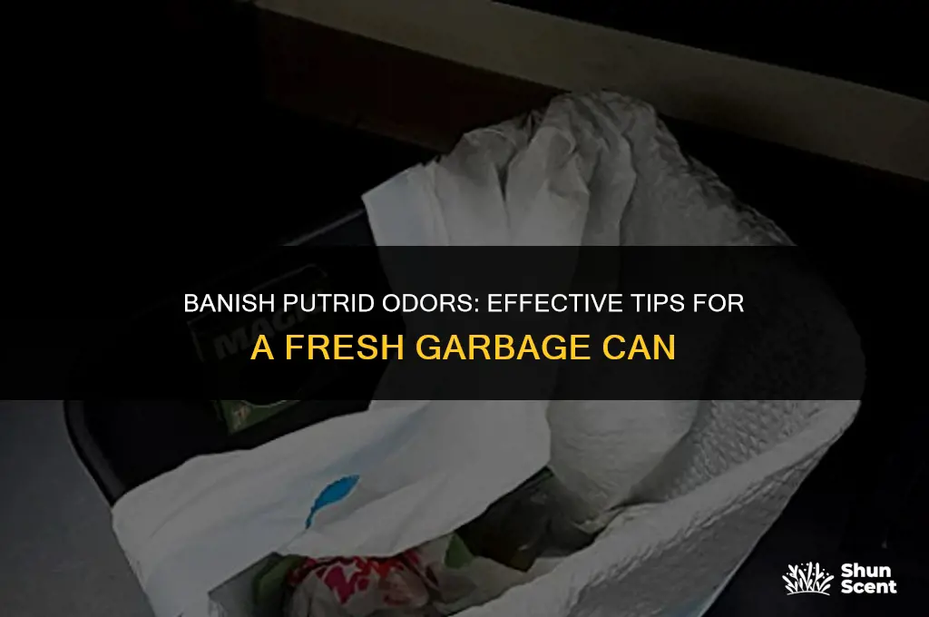 how to get rid of putrid odors in garbage ca