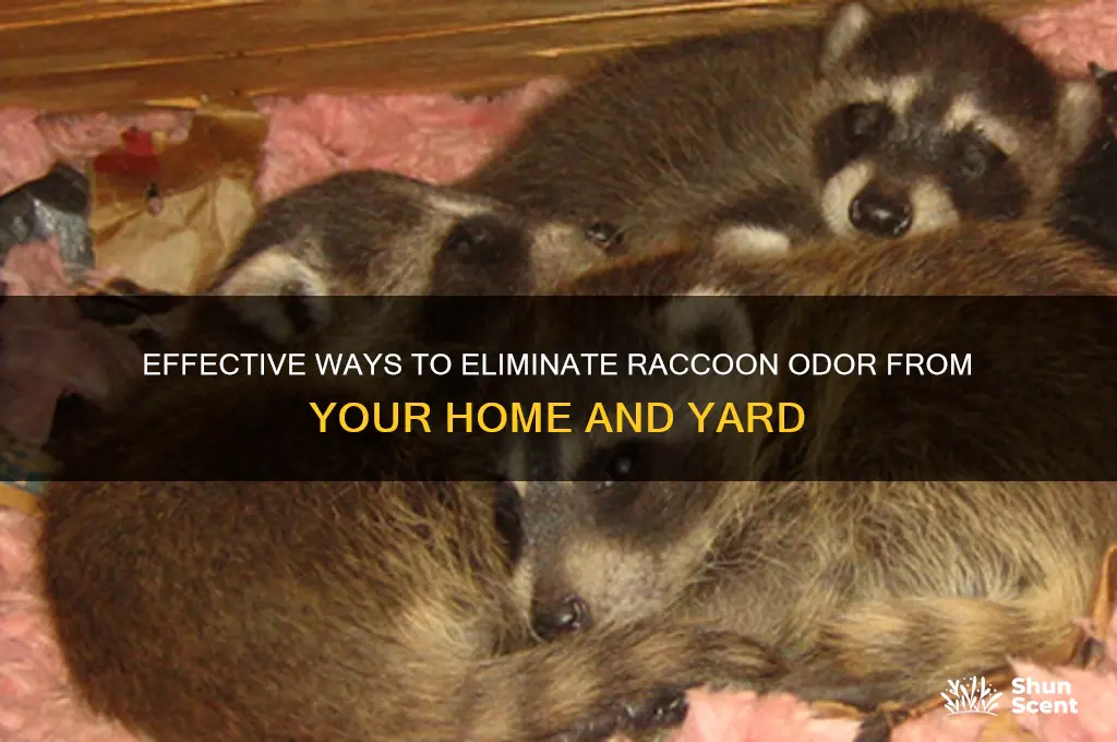how to get rid of raccoon scent
