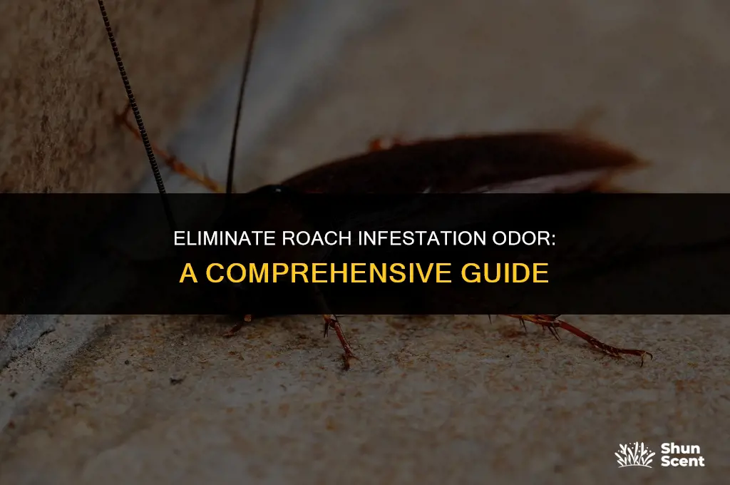 how to get rid of roach infestation odor