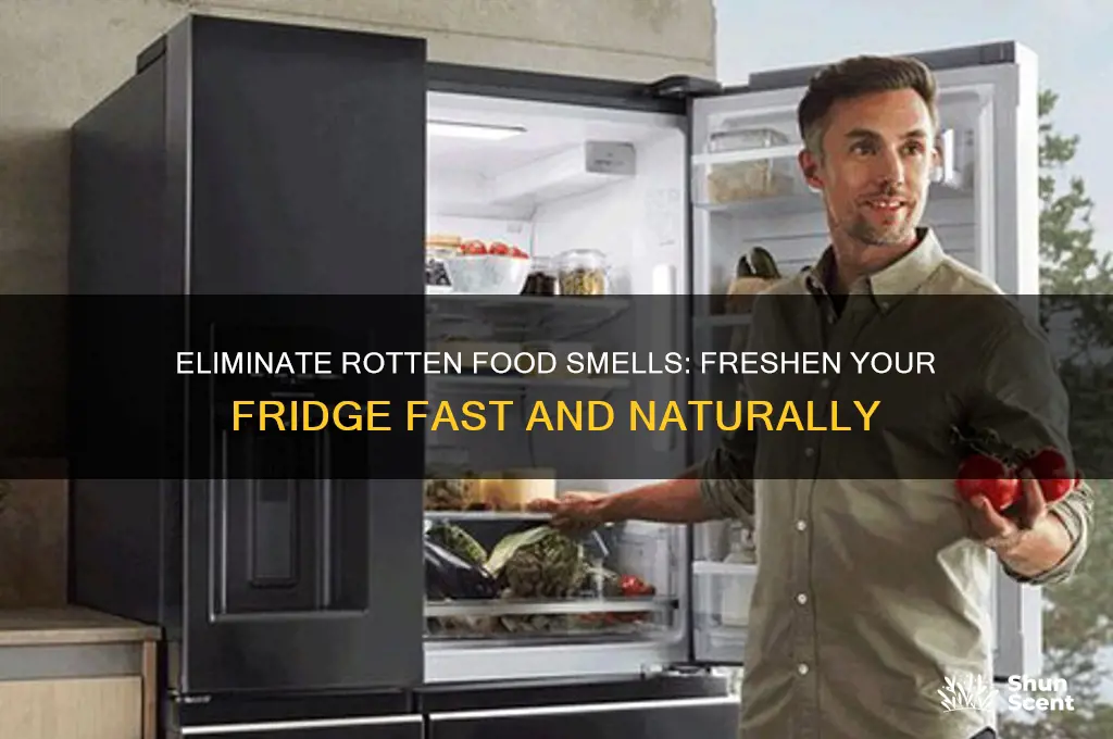 how to get rid of rotten food odor in fr
