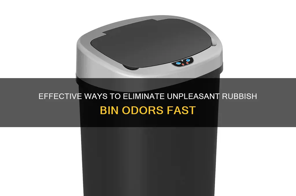 how to get rid of rubbish bin odors
