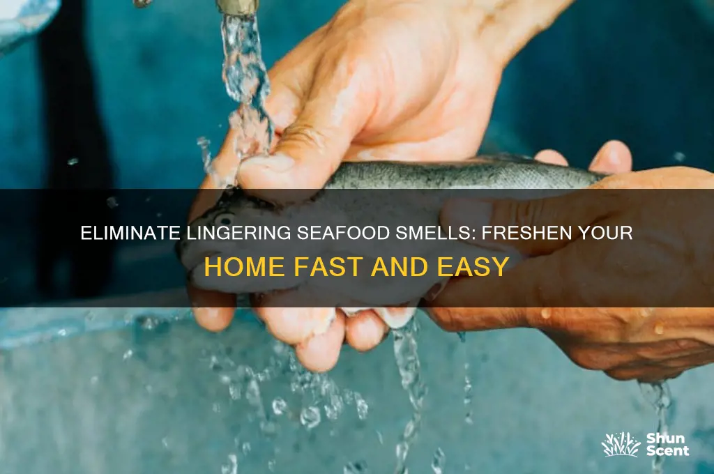 how to get rid of seafood odor in the house