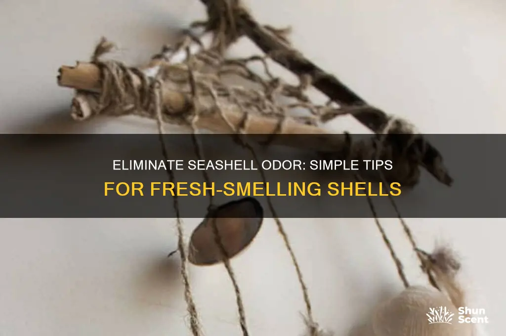 how to get rid of seashells odor