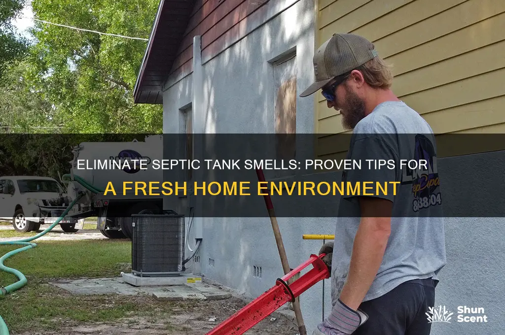 how to get rid of septic tank odor